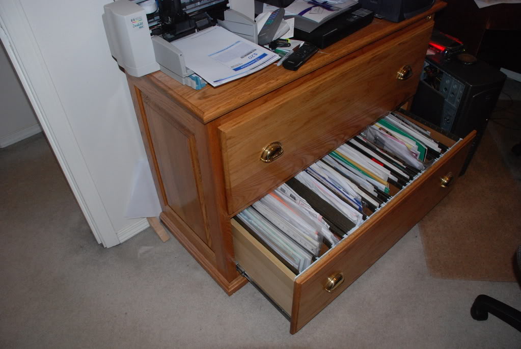 Filing Cabinet Plans - How To build DIY Woodworking 