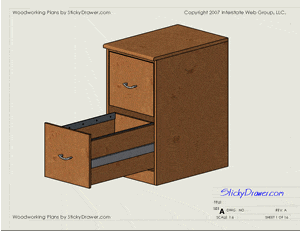 Filing Cabinet Plans - How To build DIY Woodworking Blueprints PDF 