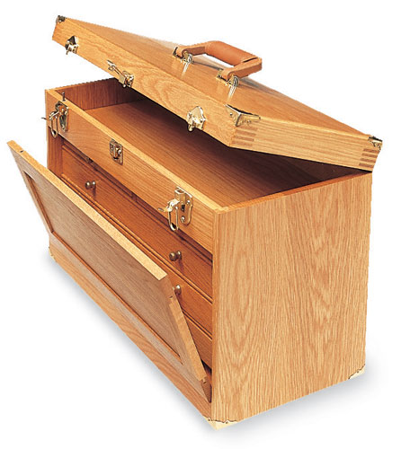 Free Wooden Tool Chest Plans - How To build DIY Woodworking Blueprints