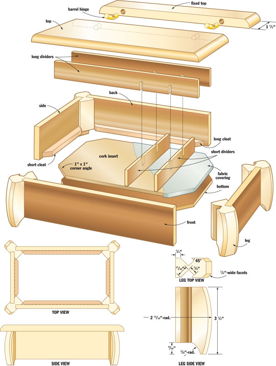 Small Wood Box Plans - How To build DIY Woodworking Blueprints PDF ...