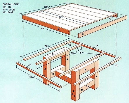 Wood Work Wood Patio Table Plans Patio table plans-things 