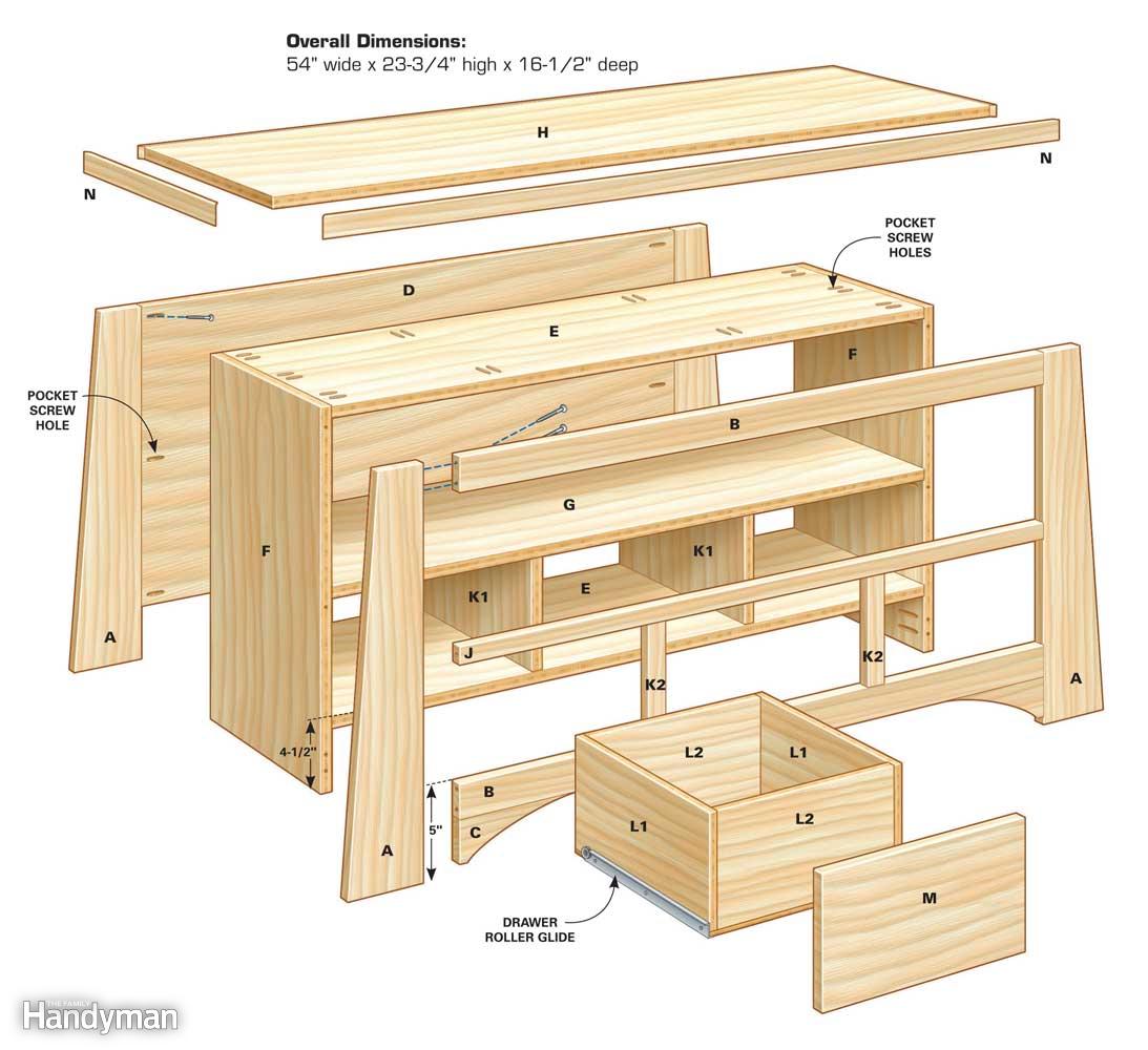 Wood Work - Free Woodworking Plans Wood Tv Stand - Easy DIY Woodworking ...